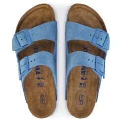 Birkenstock Arizona Soft Footbed Suede Leather Sky Blue -Birkenstock Shop 1023980 top