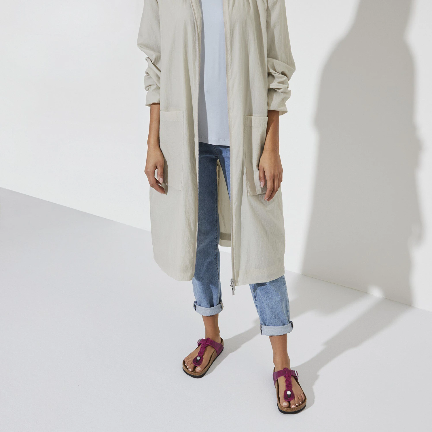 Birkenstock Gizeh Braided Oiled Leather Festival Fuchsia 8 Birkenstock Gizeh Braided Oiled Leather Festival Fuchsia - Image 8