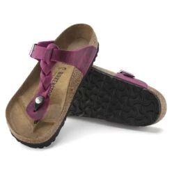 Birkenstock Gizeh Braided Oiled Leather Festival Fuchsia 13 Birkenstock Gizeh Braided Oiled Leather Festival Fuchsia -Birkenstock Shop 1023991 sole