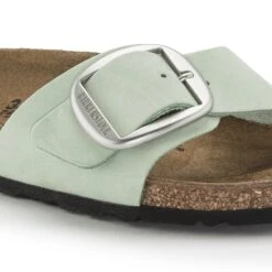 Birkenstock Madrid Big Buckle Nubuck Leather Matcha -Birkenstock Shop 1023994 detail 1