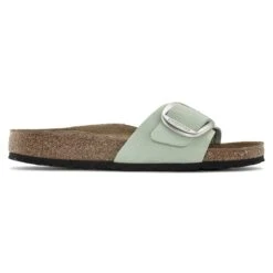 Birkenstock Madrid Big Buckle Nubuck Leather Matcha -Birkenstock Shop 1023994 side
