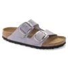 Birkenstock Arizona Big Buckle Nubuck Leather Purple Fog -Birkenstock Shop 1024000