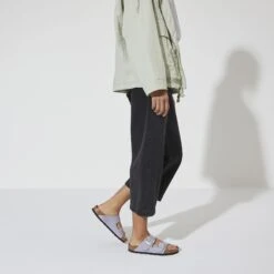 Birkenstock Arizona Big Buckle Nubuck Leather Purple Fog -Birkenstock Shop 1024000 f look f