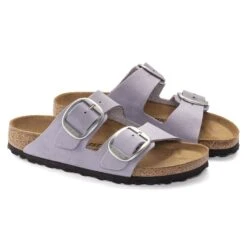 Birkenstock Arizona Big Buckle Nubuck Leather Purple Fog -Birkenstock Shop 1024000 pair
