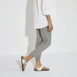 Birkenstock Gizeh Vegan Big Buckle Textile Eggshell -Birkenstock Shop 1024004 f look f