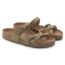 Birkenstock Franca Vegan Textile Faded Khaki 15 Birkenstock Franca Vegan Textile Faded Khaki -Birkenstock Shop 1024026 pair