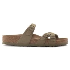 Birkenstock Franca Vegan Textile Faded Khaki 10 Birkenstock Franca Vegan Textile Faded Khaki -Birkenstock Shop 1024026 side