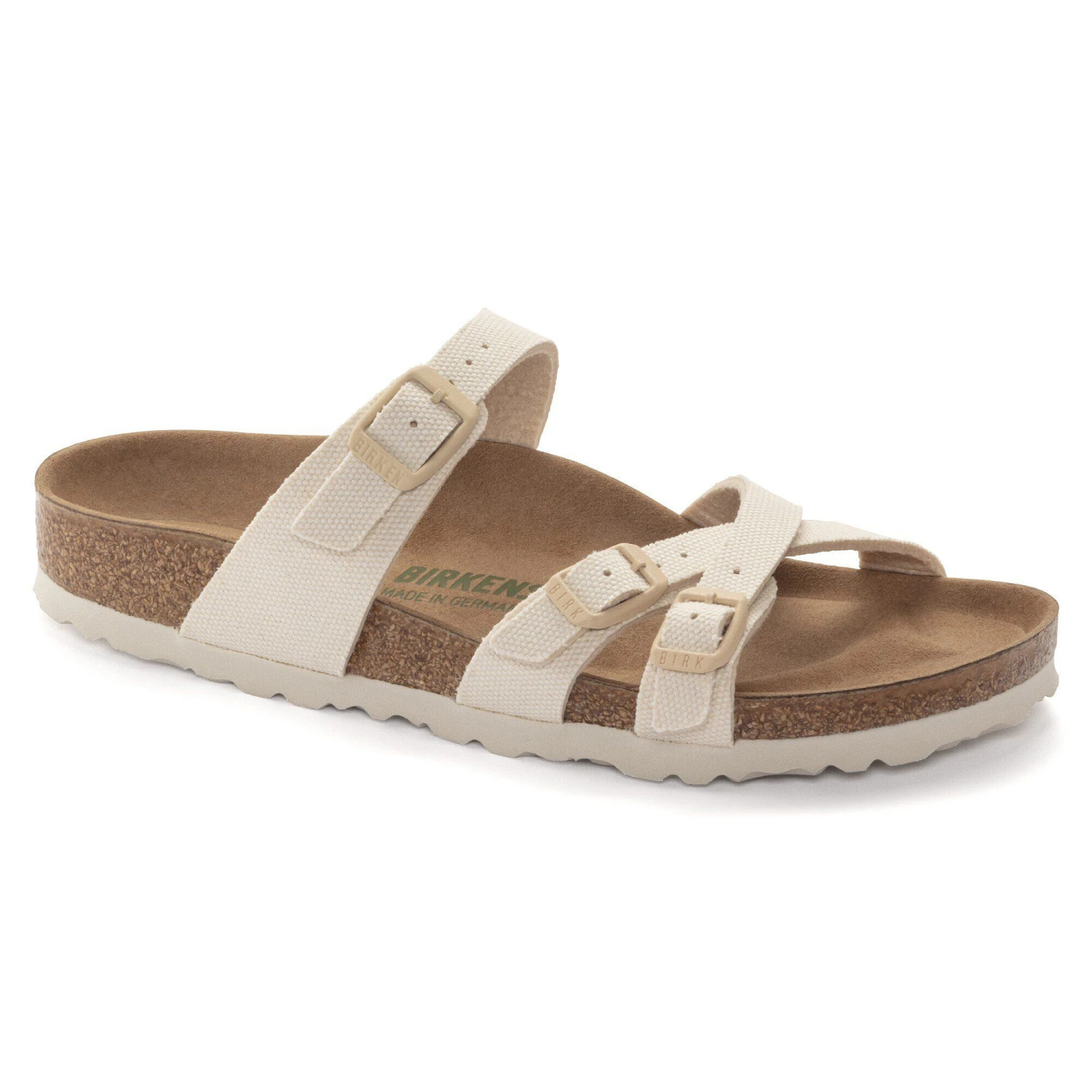 Birkenstock Franca Vegan Textile Canvas Eggshell 1 Birkenstock Franca Vegan Textile Canvas Eggshell