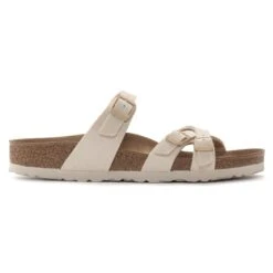 Birkenstock Franca Vegan Textile Canvas Eggshell 10 Birkenstock Franca Vegan Textile Canvas Eggshell -Birkenstock Shop 1024032 side