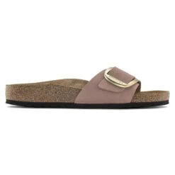 Birkenstock Madrid Big Buckle Nubuck Leather Old Rose -Birkenstock Shop 1024039 side