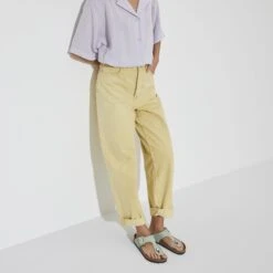 Birkenstock Gizeh Big Buckle Nubuck Leather Matcha -Birkenstock Shop 1024046 f look f