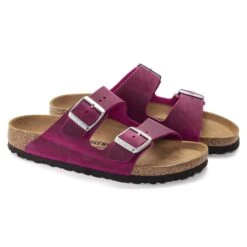 Birkenstock Arizona Oiled Leather Festival Fuchsia -Birkenstock Shop 1024047 pair