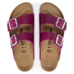 Birkenstock Arizona Oiled Leather Festival Fuchsia -Birkenstock Shop 1024047 top