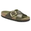 Birkenstock Siena Big Buckle Oiled Leather Olive Green 16 Birkenstock Siena Big Buckle Oiled Leather Olive Green -Birkenstock Shop 1024053