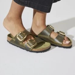Birkenstock Arizona Big Buckle Oiled Leather Olive Green -Birkenstock Shop 1024071 detail 8