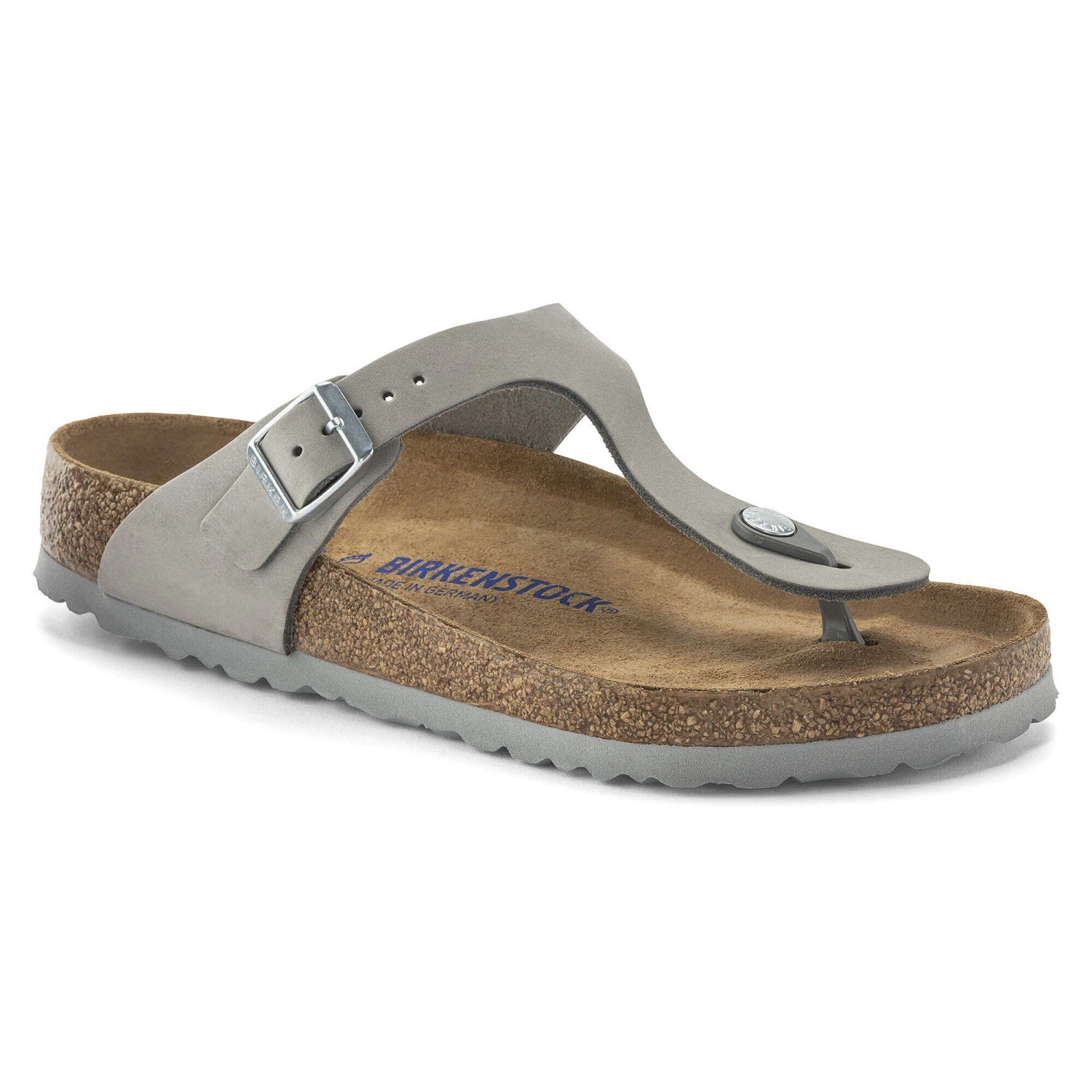 Birkenstock Gizeh Soft Footbed Nubuck Leather Dove Gray 1 Birkenstock Gizeh Soft Footbed Nubuck Leather Dove Gray