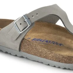 Birkenstock Gizeh Soft Footbed Nubuck Leather Dove Gray 14 Birkenstock Gizeh Soft Footbed Nubuck Leather Dove Gray -Birkenstock Shop 1024127 detail 1