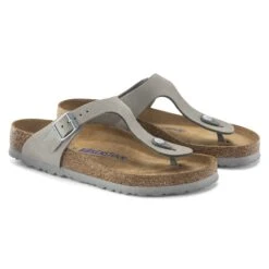 Birkenstock Gizeh Soft Footbed Nubuck Leather Dove Gray 13 Birkenstock Gizeh Soft Footbed Nubuck Leather Dove Gray -Birkenstock Shop 1024127 pair