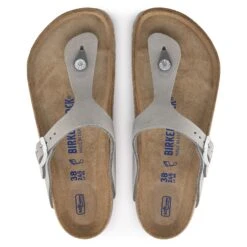Birkenstock Gizeh Soft Footbed Nubuck Leather Dove Gray 9 Birkenstock Gizeh Soft Footbed Nubuck Leather Dove Gray -Birkenstock Shop 1024127 top