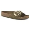 Birkenstock Madrid Big Buckle Natural Leather Patent High Shine Mud Green 16 Birkenstock Madrid Big Buckle Natural Leather Patent High Shine Mud Green -Birkenstock Shop 1024141