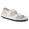 Birkenstock Milano Embossed Leather Emboss White