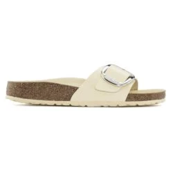 Birkenstock Madrid Big Buckle Natural Leather Patent High Shine Butter -Birkenstock Shop 1024173 side