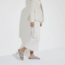 Birkenstock Arizona Suede Leather Purple Fog -Birkenstock Shop 1024178 f look f