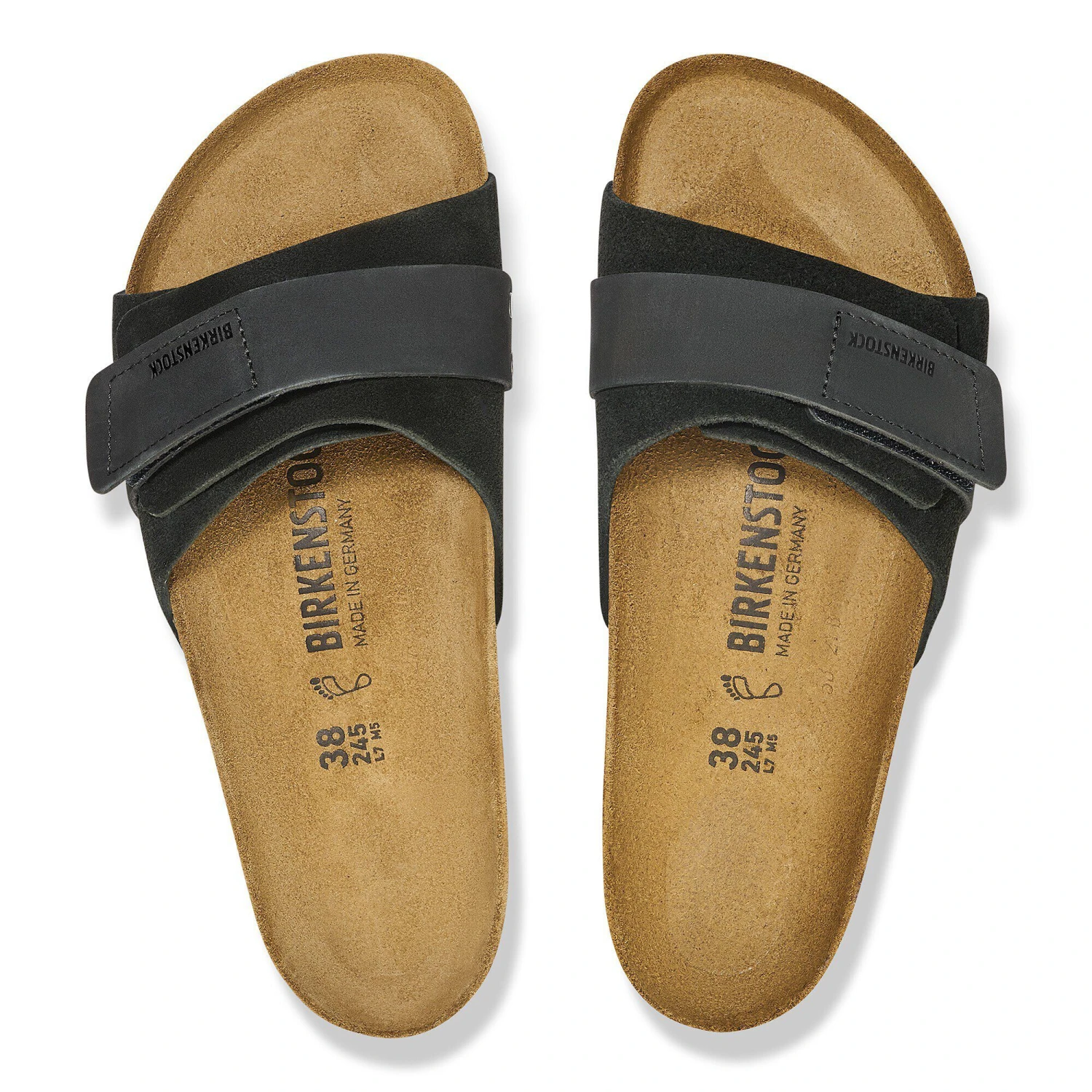 Birkenstock Oita Suede Leather Black 2 Birkenstock Oita Suede Leather Black - Image 2