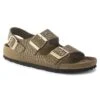 Birkenstock Milano Embossed Leather Emboss Mud Green -Birkenstock Shop 1024258