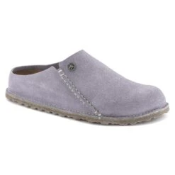 Birkenstock Zermatt Premium Suede Leather Purple Fog