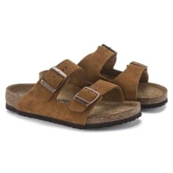 Birkenstock Arizona Kids Suede Leather Mink -Birkenstock Shop 1024314 pair
