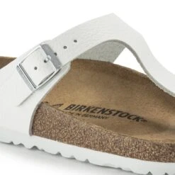 Birkenstock Gizeh Leather White -Birkenstock Shop 1024328 detail 1