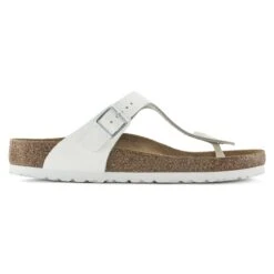 Birkenstock Gizeh Leather White -Birkenstock Shop 1024328 side