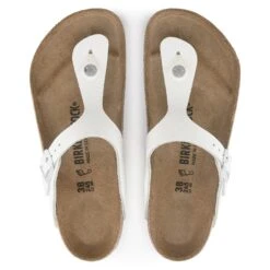 Birkenstock Gizeh Leather White -Birkenstock Shop 1024328 top