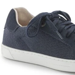 Birkenstock Porto Kids Suede Leather-Textile Midnight Blue -Birkenstock Shop 1024332 detail 1