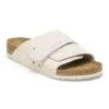 Birkenstock Kyoto Nubuck-Suede Leather Antique White