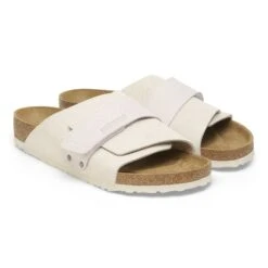 Birkenstock Kyoto Nubuck-Suede Leather Antique White -Birkenstock Shop 1024535 pair