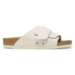 Birkenstock Kyoto Nubuck-Suede Leather Antique White -Birkenstock Shop 1024535 side