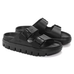 Arizona Chunky Leather Black -Birkenstock Shop 1024565 pair