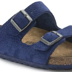Birkenstock Arizona Nubuck Leather Desert Buck Indigo Blue -Birkenstock Shop 1024574 detail 1