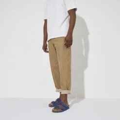 Birkenstock Arizona Nubuck Leather Desert Buck Indigo Blue -Birkenstock Shop 1024574 f look m