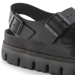 Milano Chunky Leather Black -Birkenstock Shop 1024608 detail 1