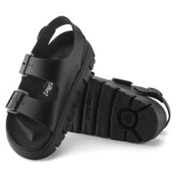 Milano Chunky Leather Black -Birkenstock Shop 1024608 sole
