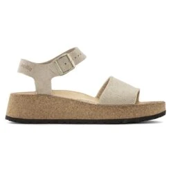Glenda Suede Leather-Textile Sandcastle -Birkenstock Shop 1024615 side