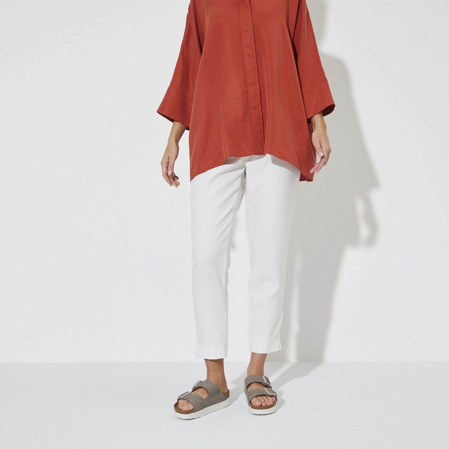 Arizona Flex Platform Nubuck Leather Dove Gray 4 Arizona Flex Platform Nubuck Leather Dove Gray - Image 4