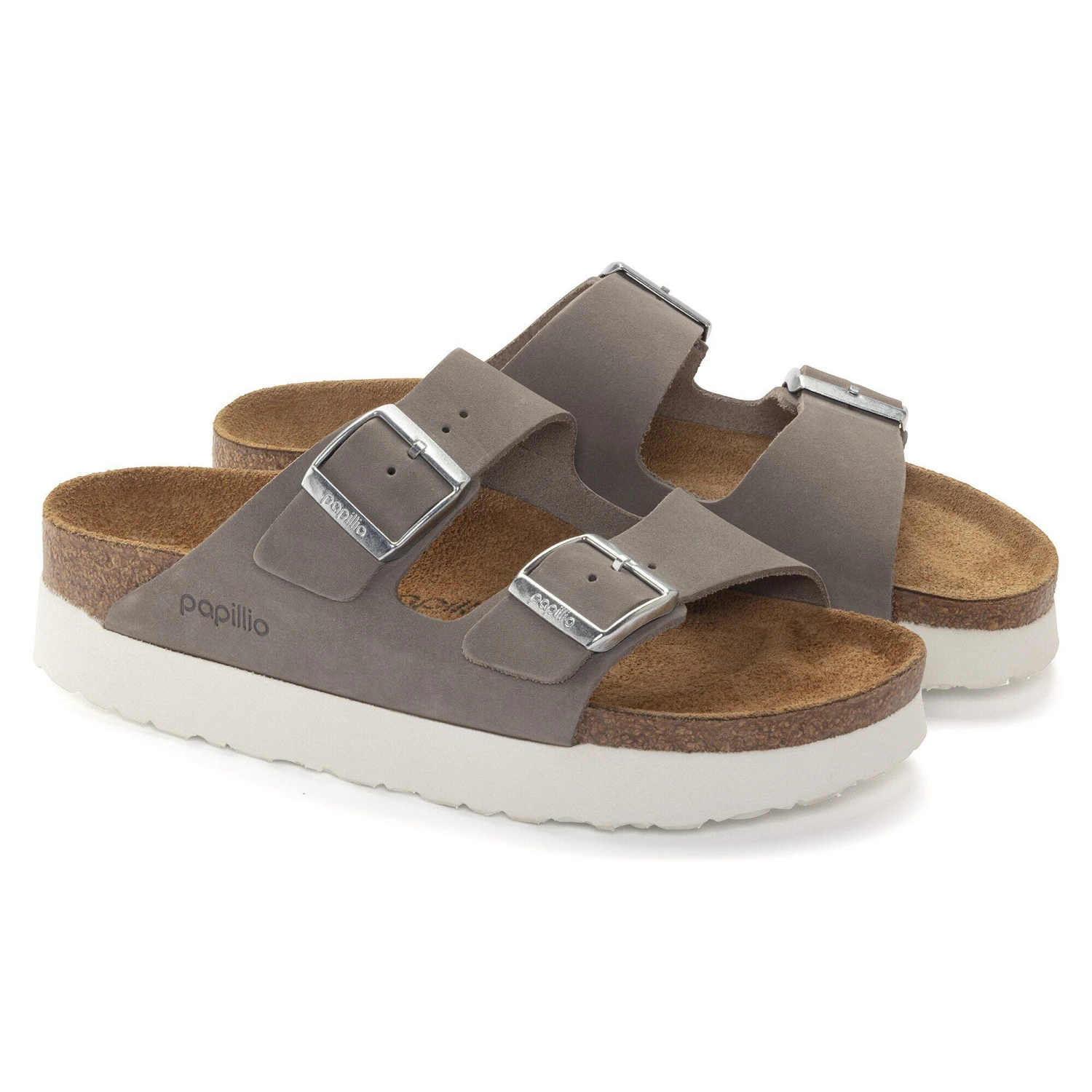 Arizona Flex Platform Nubuck Leather Dove Gray 7 Arizona Flex Platform Nubuck Leather Dove Gray - Image 7