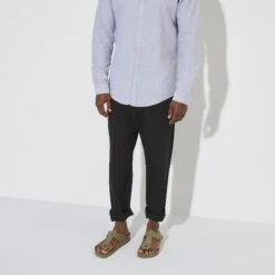 Birkenstock Medina Vegan Textile Faded Khaki -Birkenstock Shop 1024629 f look m