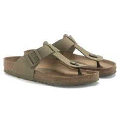 Birkenstock Medina Vegan Textile Faded Khaki -Birkenstock Shop 1024629 pair