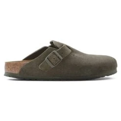 Birkenstock Boston Suede Leather Thyme -Birkenstock Shop 1024714 side