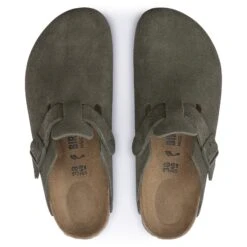 Birkenstock Boston Suede Leather Thyme -Birkenstock Shop 1024714 top